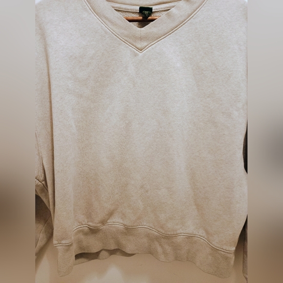 Wild Fable V-Neck Sweatshirt Light Gray - Picture 4 of 5
